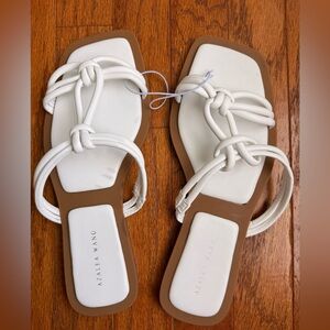 Azalea Wang White Sandals